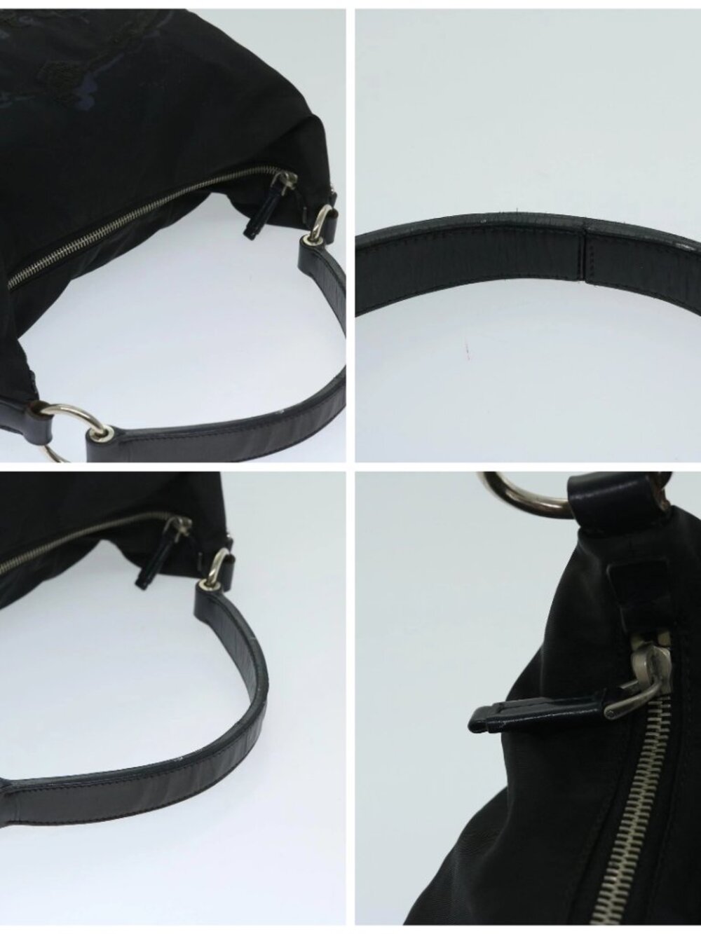 PRADA Shoulder Bag Nylon Black Auth - Picture 16 of 16